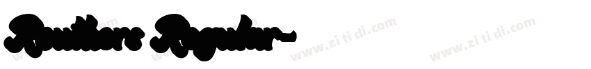Routhers Regular字体转换